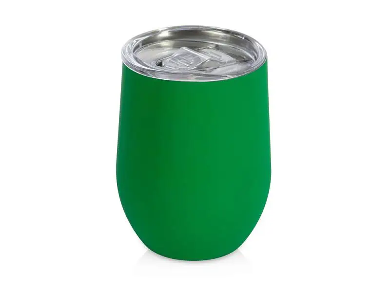 Термокружка Sense Gum, soft-touch, непротекаемая крышка, 370мл, зеленый - 827405N