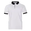 Рубашка поло мужская 04C_Белый/Чёрный (10/20) (S/46)