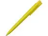 Шариковая ручка RECYCLED PET PEN PRO K transparent GUM soft-touch, желтый