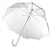 Прозрачный зонт-трость Clear, длина 80 см, диаметр купола 82 см