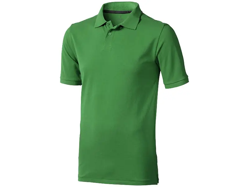 Calgary мужская футболка-поло с коротким рукавом, зеленый - 3808069XS