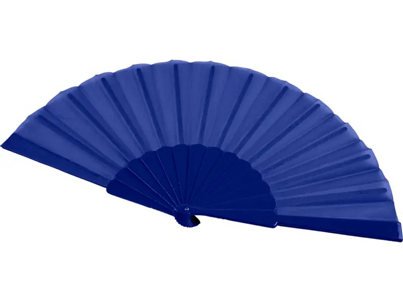 Складной ручной веер Maestral в бумажной коробке, ярко-синий - 10070405