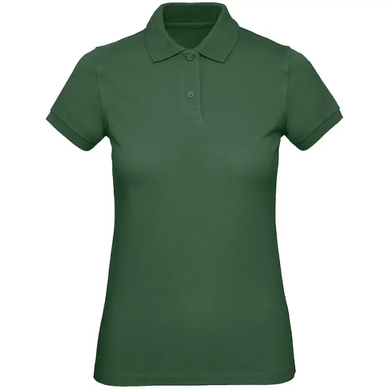 Рубашка поло женская Inspire темно-зеленая, размер XS - PW440540XS