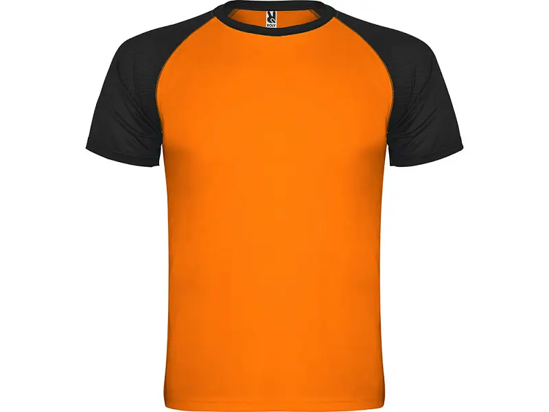 Спортивная футболка Indianapolis детская, неоновый оранжевый/черный - 6650222302.4
