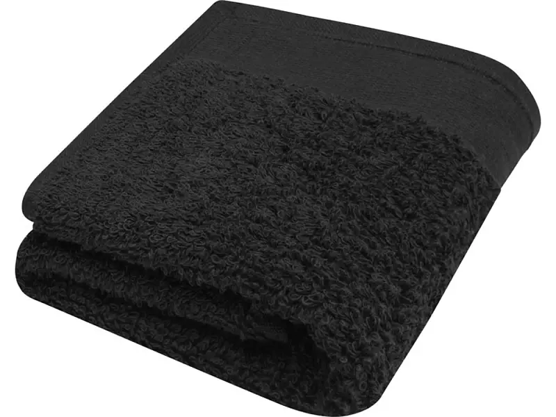 Хлопковое полотенце для ванной Chloe 30x50 см плотностью 550 г/м², черный - 11700490