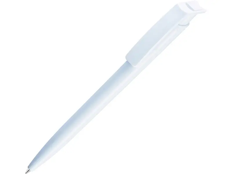 Ручка шариковая пластиковая RECYCLED PET PEN, синий, 1 мм, белый - 187953.06