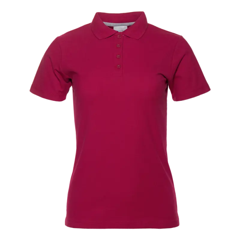 Рубашка поло женская STAN хлопок/полиэстер 185, 04WL, Бордовый (66) (42/XS) - 196578