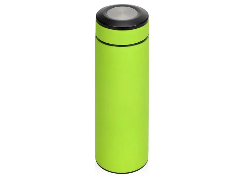Термос Confident с покрытием soft-touch 420мл, зеленое яблоко - 1048703