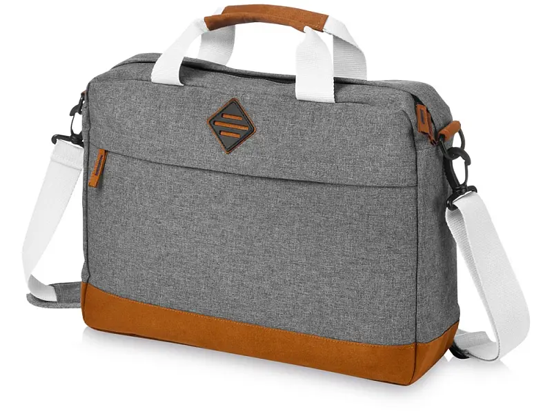 Конференц-сумка Echo для ноутбука 15,6, серый меланж - 11994600