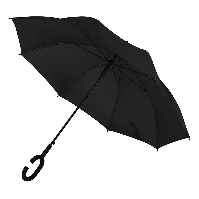 Зонт-трость HALRUM, пластиковая ручка, полуавтомат - 345706/35