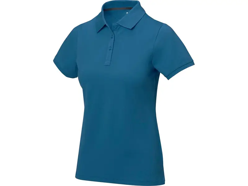 Calgary женская футболка-поло с коротким рукавом, tech blue (деним) - 3808152XS