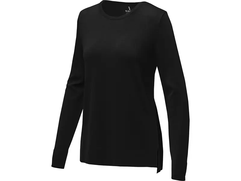 Женский пуловер Merrit с круглым вырезом, черный - 3822899XS