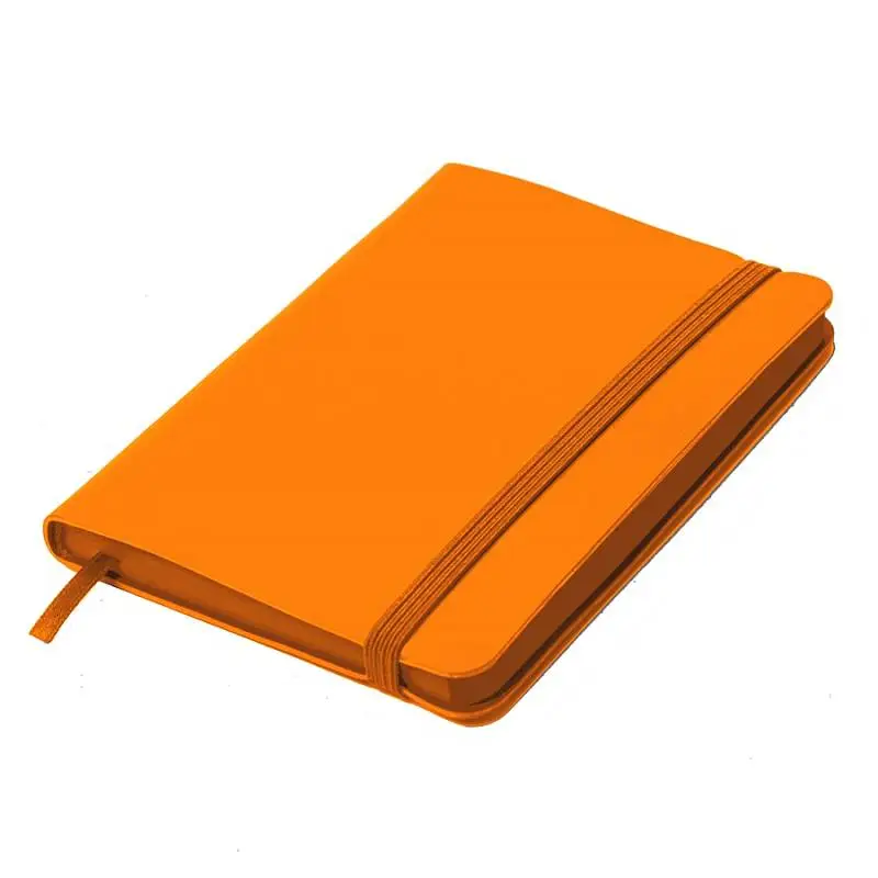 Блокнот SHADY JUNIOR с элементами планирования,  А6, оранжевый, кремовый блок, оранжевый  обрез - 24743/05