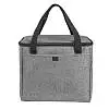 Термосумка "KEEP", 27 x 24. x 20 см, полиэстер 300D, PEVA, серый меланж
