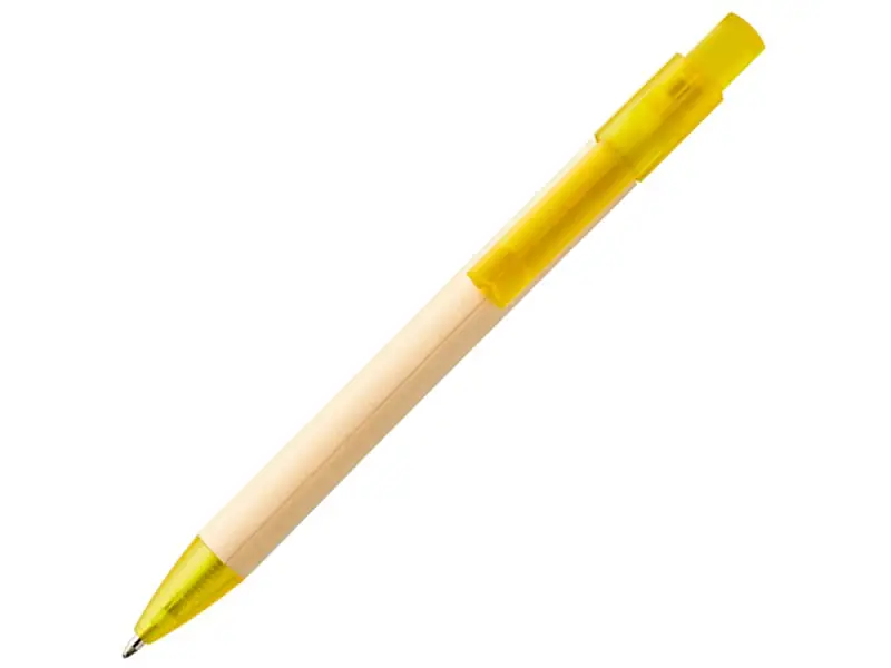 Шариковая ручка Safi из бумаги вторичной переработки, желтый - 10758207