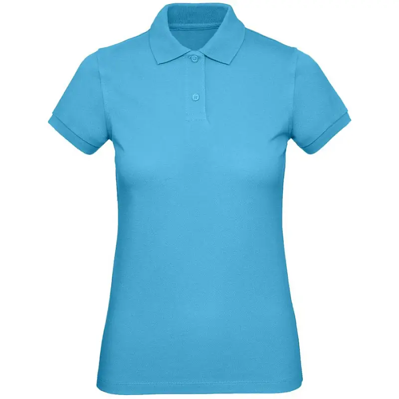 Рубашка поло женская Inspire бирюзовая, размер XS - PW440705XS
