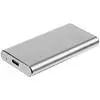 Портативный внешний диск SSD Uniscend Drop, 256 Гб, 4,1х8х1 см; футляр: 6,5х11х3,5 см; коробка: 8х13х4 см