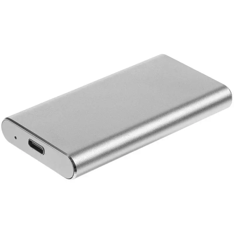 Портативный внешний диск SSD Uniscend Drop, 256 Гб, 4,1х8х1 см; футляр: 6,5х11х3,5 см; коробка: 8х13х4 см