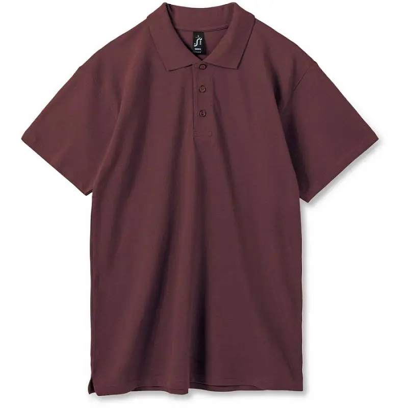 Рубашка поло мужская Summer 170 бордовая, размер XS - 1379.550