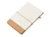 Блокнот с подставкой для телефона из пробки Milky S, молочно-белый