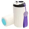 Термокружка Ashly To Go, белая/фиолетовая/бирюзовая
