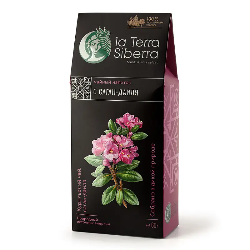 Чайный напиток со специями из серии "La Terra Siberra" с саган-дайля 60 гр. - 90034/1
