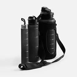Набор спортивных бутылок Aquapack, большая: 29,5х11х11 см; средняя: 26х7х7 см; малая: 22,5х3х3 см; чехол: 20,5х11х11 см
