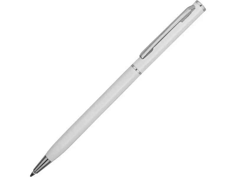 Ручка металлическая шариковая Атриум, белый - 77480.06