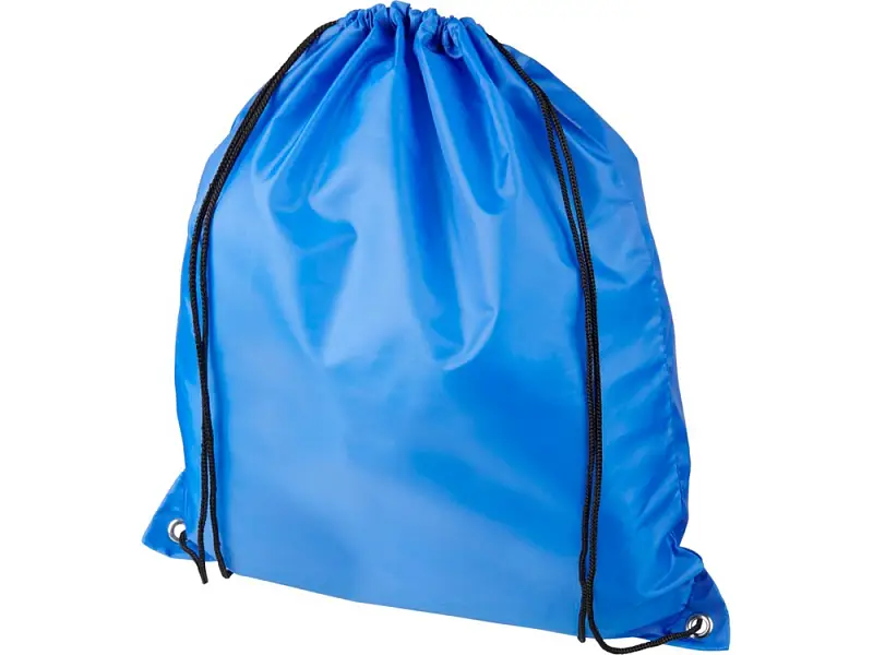 Рюкзак со шнурком Oriole из переработанного ПЭТ, синий - 12046102