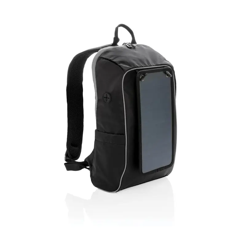 Походный рюкзак с солнечной батареей, черный - P762.381