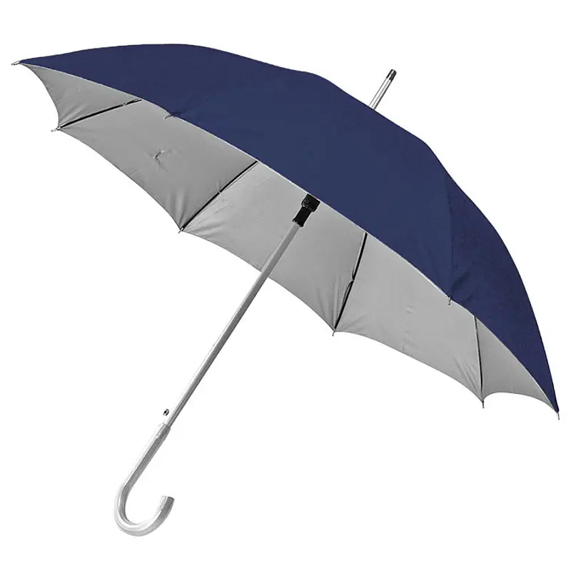 Зонт-трость SILVER, пластиковая ручка, полуавтомат - 8100/26