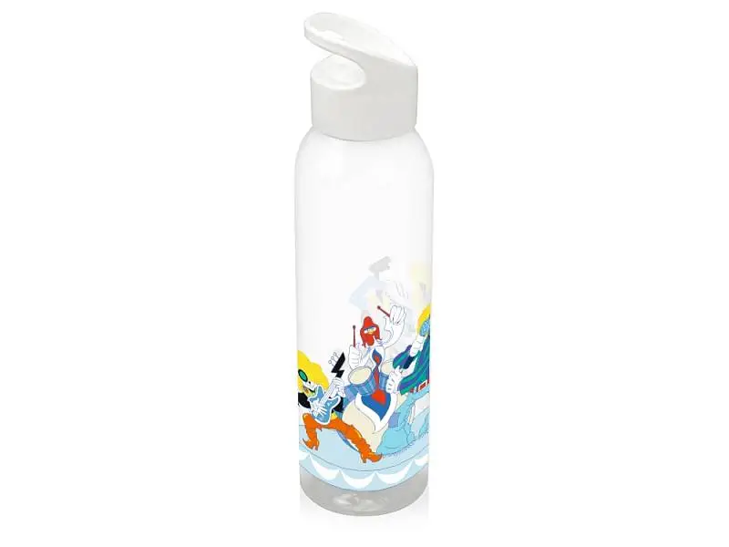 Бутылка для воды Бременские музыканты, прозрачный/белый - 823006-SMF-BR