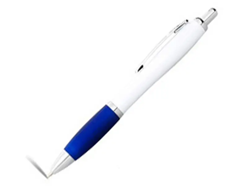 Ручка шариковая Nash, белый/синий, черные чернила - 10637100