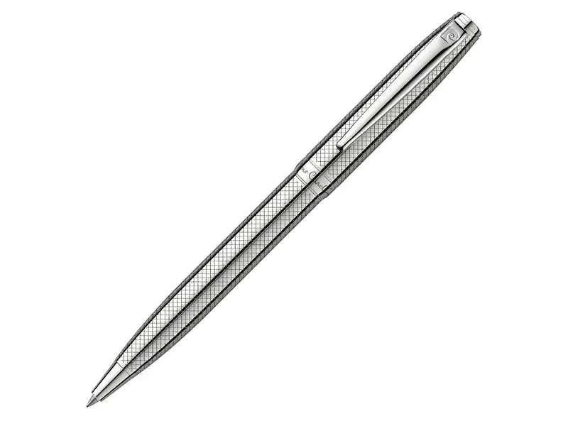 Ручка шариковая Pierre Cardin LEO 750. Цвет — серебристый. Упаковка Е-2. - 417609