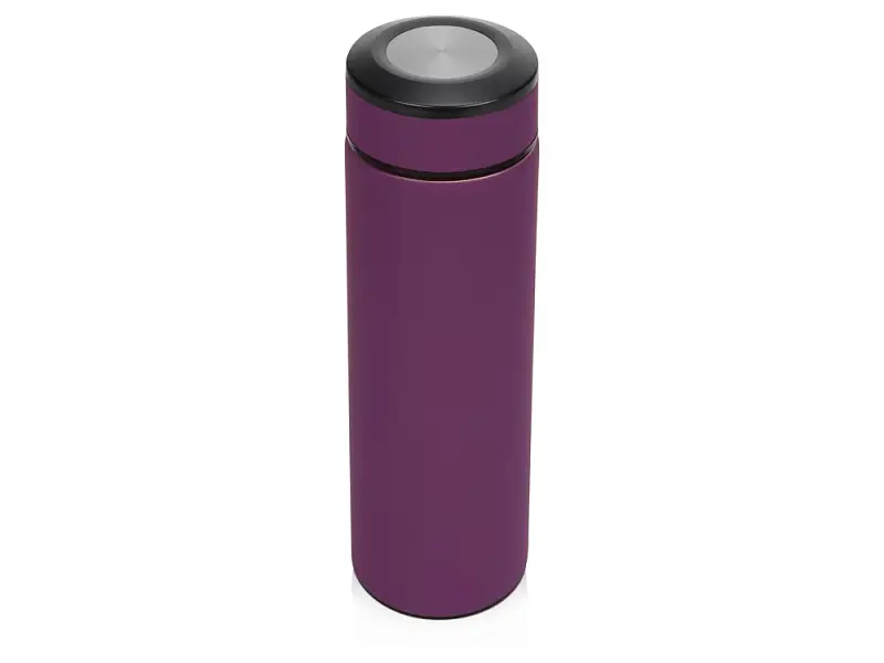 Термос Confident с покрытием soft-touch 420мл, фиолетовый - 1048709