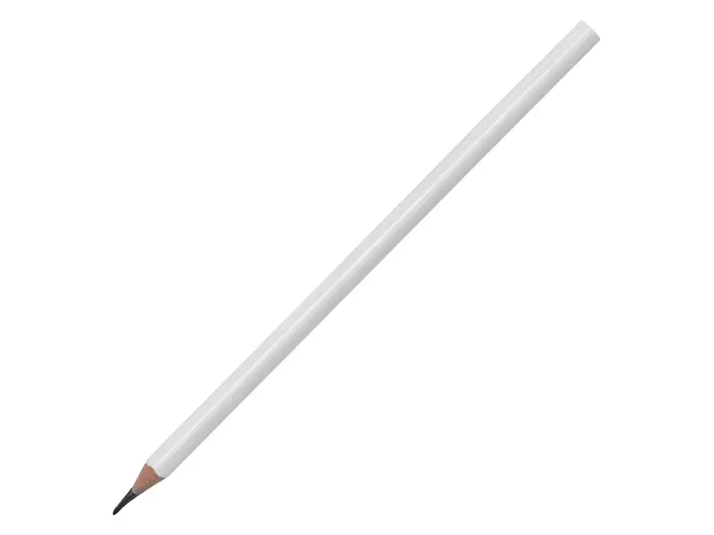 Трехгранный карандаш Conti из переработанных контейнеров, белый - 18851.06