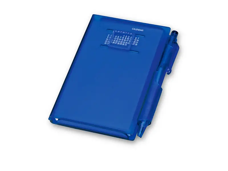 Записная книжка Альманах с ручкой, синий - 789502
