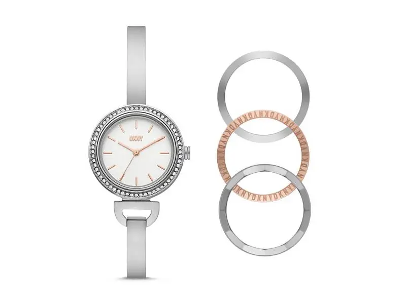 Часы наручные со сменными безелями, женские. DKNY - 78614