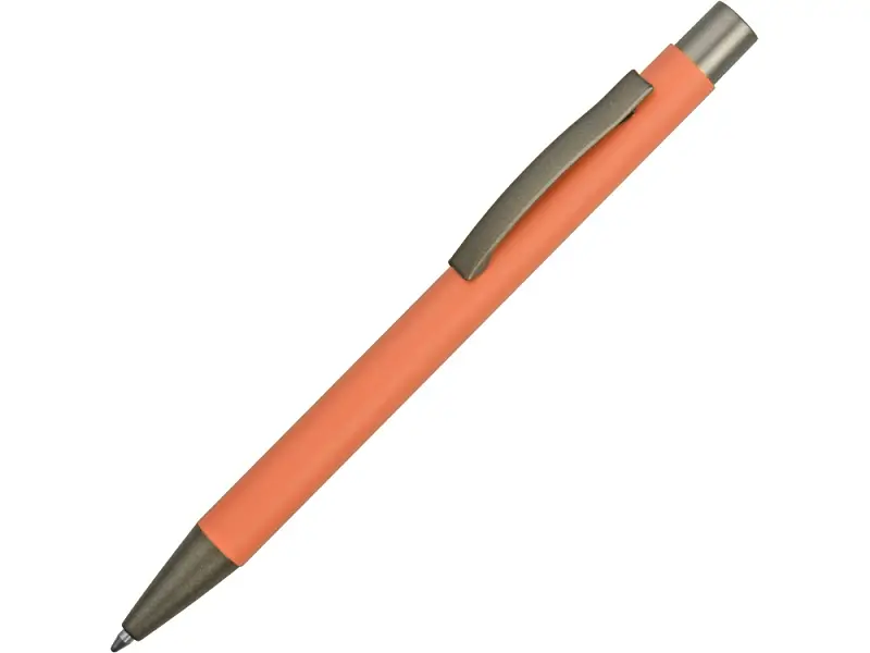 Ручка металлическая soft touch шариковая Tender, коралловый - 18341.23