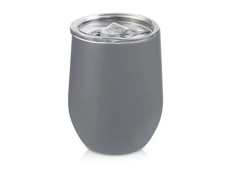 Термокружка Sense Gum, soft-touch, непротекаемая крышка, 370мл, серый Cool grey 7C - 827417N