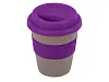 Стакан с силиконовой крышкой Café, фиолетовый
