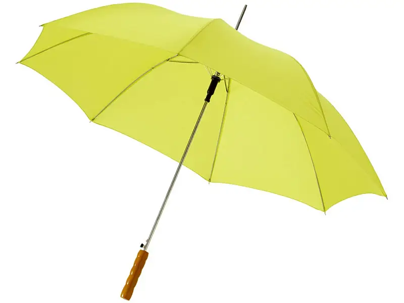 Зонт-трость Lisa полуавтомат 23, неоново-зеленый - 10901714