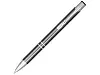 Кнопочная шариковая ручка Moneta из анодированного алюминия, черные чернила, фуксия