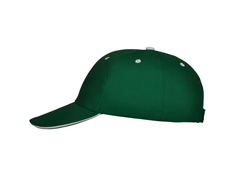 Бейсболка Panel унисекс, бутылочный зеленый - 7008GO56