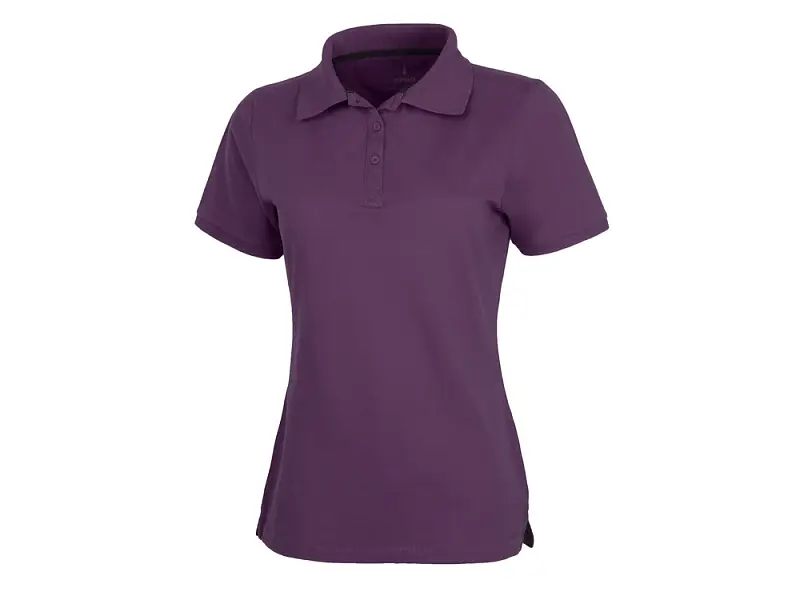 Calgary женская футболка-поло с коротким рукавом, темно-фиолетовый - 3808138XS