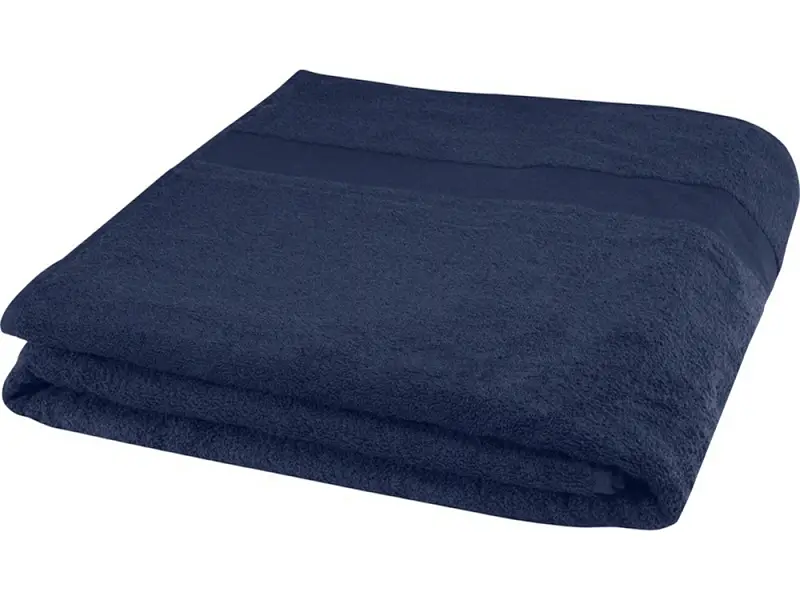 Хлопковое полотенце для ванной Evelyn 100x180 см плотностью 450 г/м², темно-синий - 11700355