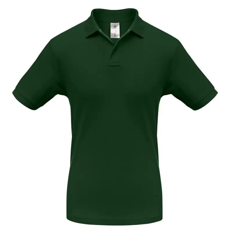 Рубашка поло Safran темно-зеленая, размер S - PU4095401S