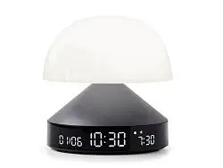 Светильник с часами и световым будильником Mina Sunrise