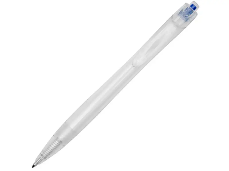 Шариковая ручка Honua из переработанного ПЭТ, прозрачный/ярко-синий - 10775753