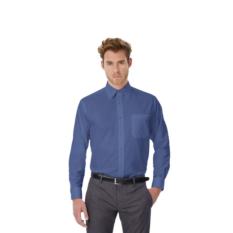 Рубашка мужская с длинным рукавом Oxford LSL/men - 3770-455XL